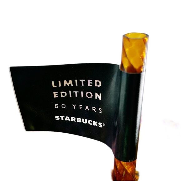 Starbucks Limited Edition 50th Anniversary Studded Cold Cup Tumbler NWT 24 FL OZ - Picture 3 of 5